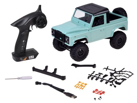 JOKOMISIADA Samochód zdalnie sterowany 2w1 LAND ROVER Defender 90 4x4 Skala 1:12 RC0760