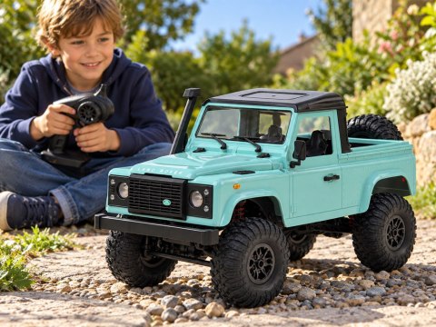 JOKOMISIADA Samochód zdalnie sterowany 2w1 LAND ROVER Defender 90 4x4 Skala 1:12 RC0760