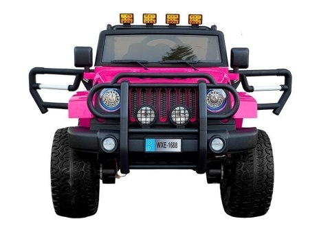 LEAN CARS Auto na Akumulator WXE-1688 4x4 Różowy STRONG