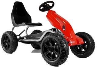 LEAN CARS Gokart na Pedały B012 Pompowane Koła Czerwony