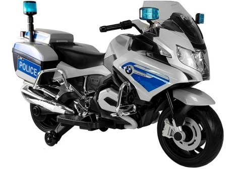 LEAN CARS Motor na Akumulator BMW R1200 Policja Srebrny