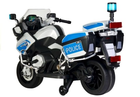 LEAN CARS Motor na Akumulator BMW R1200 Policja Srebrny
