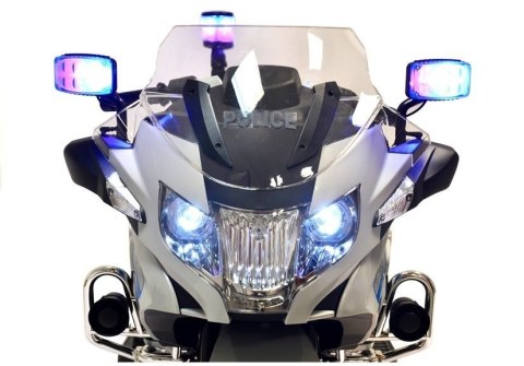 LEAN CARS Motor na Akumulator BMW R1200 Policja Srebrny