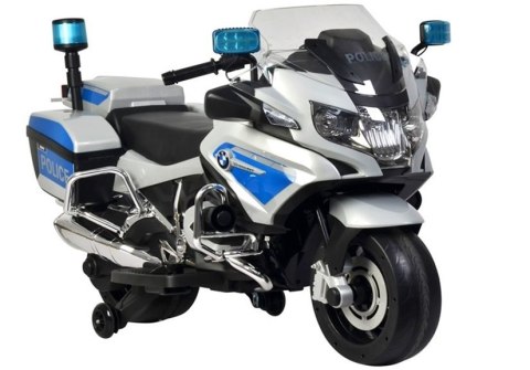 LEAN CARS Motor na Akumulator BMW R1200 Policja Srebrny