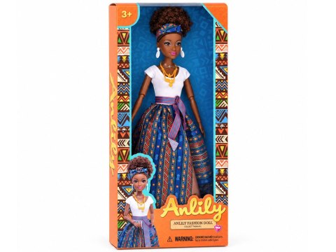 JOKOMISIADA Anlily Lalka w barwnej stylizacji afrykańskiego święta Kwanzaa ZA6222