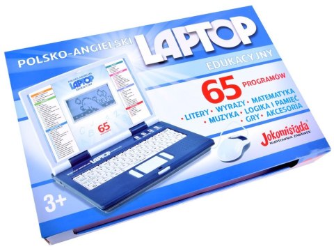 JOKOMISIADA Laptop edukacyjny polsko angielski 65funkcji ZA3321
