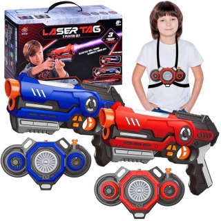 JOKOMISIADA Laserowy paintball pistolety laser tag zestaw dla 2 osób ZA3776