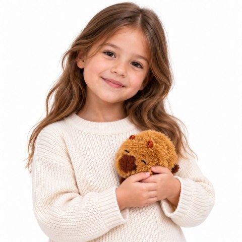 LEAN Toys Mała Pluszowa Kapibara Przytulanka Maskotka Zwierzątko Brązowa 16 cm