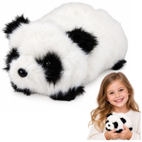 LEAN Toys Mała Pluszowa Panda Przytulanka Maskotka Zwierzątko Czarno-Biała 16 cm