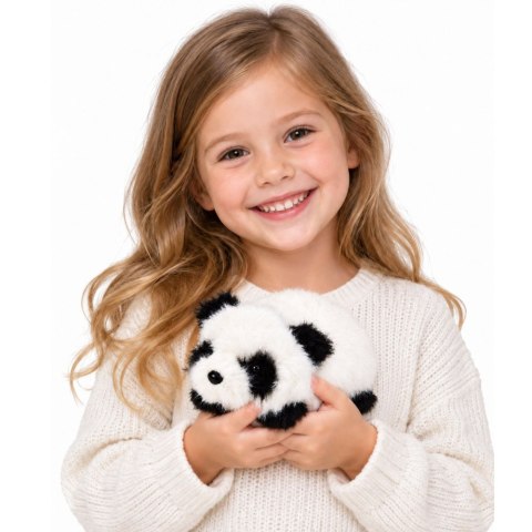 LEAN Toys Mała Pluszowa Panda Przytulanka Maskotka Zwierzątko Czarno-Biała 16 cm