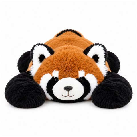 LEAN Toys Pluszowa Panda Czerwona Przytulanka Maskotka Długie Łapy Czarno-Ruda 60cm