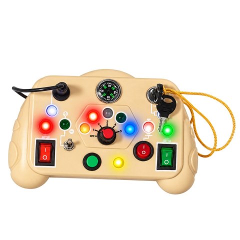 LEAN Toys Zabawka Sensoryczna Interaktywna Pad 13 Aktywności Niebieski