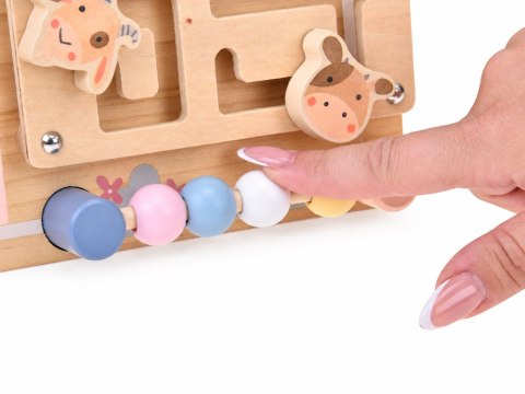 JOKOMISIADA Drewniana Tablica Manipulacyjna Farma Domek sensoryczny labirynt ZA6485