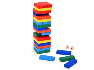 JOKOMISIADA Gra zręcznościowa JENGA chwiejąca się wieża - klocki z drewna ZA6636