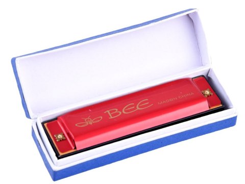 JOKOMISIADA Metalowa HARMONIJKA ustna Organki Bee IN0126 CZ