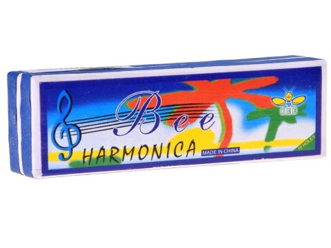 JOKOMISIADA Metalowa HARMONIJKA ustna Organki Bee IN0126 CZ