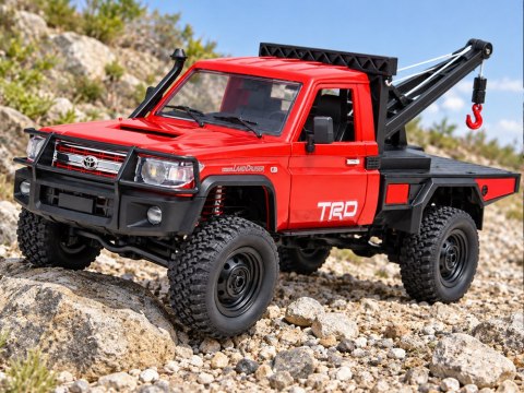 JOKOMISIADA Samochód zdalnie sterowany Toyota Land Cruiser 1:12 4×4 Wyciągarka RC0766