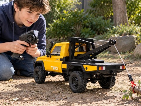 JOKOMISIADA Samochód zdalnie sterowany Toyota Land Cruiser 1:12 4×4 Wyciągarka RC0766