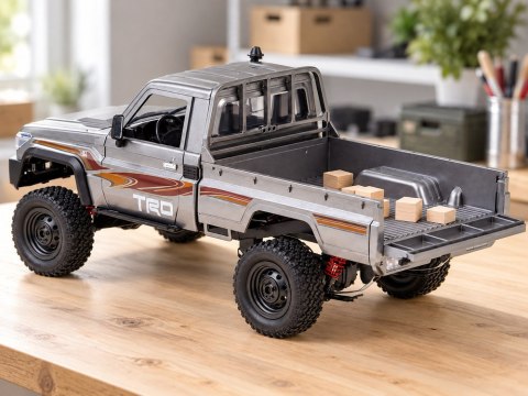 JOKOMISIADA Samochód zdalnie sterowany Toyota Land Cruiser Pickup 4×4 skala 1:12 RC0764