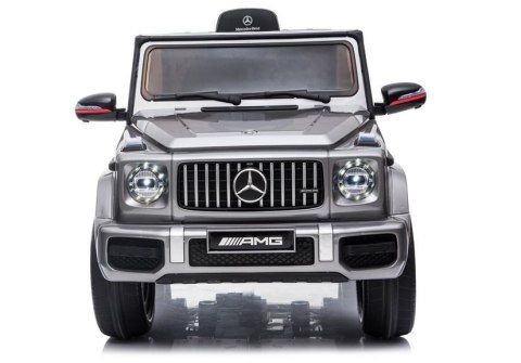 LEAN CARS Auto na Akumulator Mercedes G63 AMG Srebrny Lakierowany BBH-002