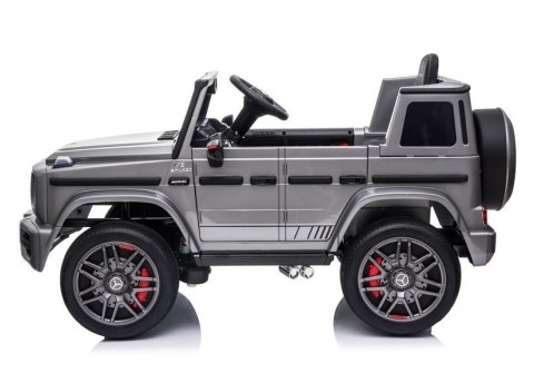 LEAN CARS Auto na Akumulator Mercedes G63 AMG Srebrny Lakierowany BBH-002