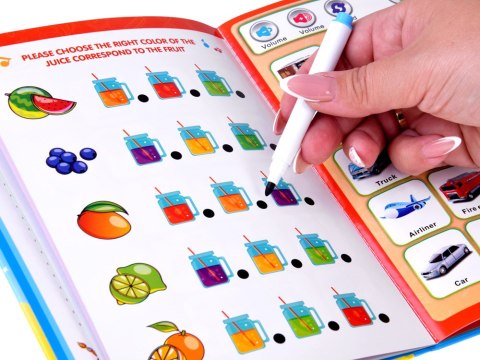 JOKOMISIADA Interaktywna książeczka do nauki języka ang. 10str. + mówiące pióro ZA6420