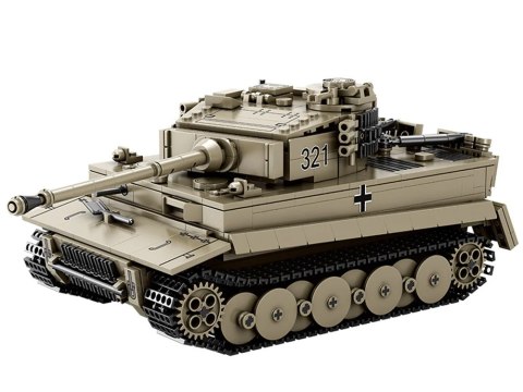 JOKOMISIADA Klocki konstrukcyjne czołg TIGER I World of Tanks 1140ele 1:28 ZA5807