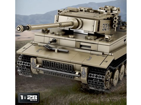JOKOMISIADA Klocki konstrukcyjne czołg TIGER I World of Tanks 1140ele 1:28 ZA5807