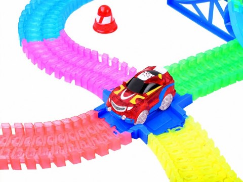 JOKOMISIADA Tor fluo świeci auto na pilota 656cm dźwięk ZA3309