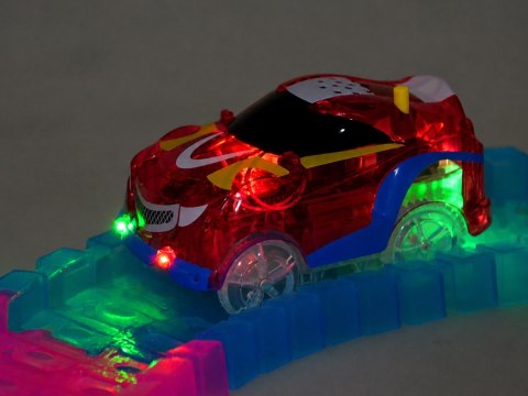 JOKOMISIADA Tor fluo świeci auto na pilota 656cm dźwięk ZA3309