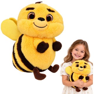 LEAN Toys Duża Pluszowa Pszczółka Maskotka Przytulanka Miękka Pszczoła Żółta 40 cm