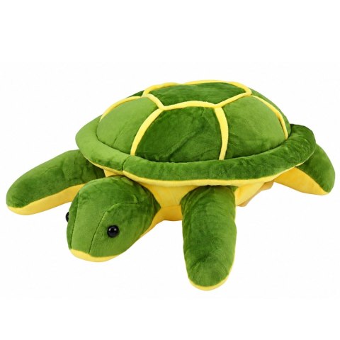 LEAN Toys Duży Pluszowy Żółw Maskotka Przytulanka Miękki Żółto-Zielony 65cm