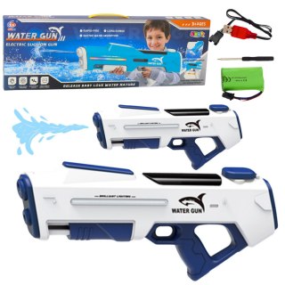LEAN Toys Elektryczny Automatyczny Karabin Pistolet Na Wodę Biały 1000ml 61cm