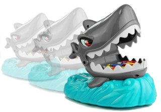 LEAN Toys Gra Zręcznościowa Łowienie Rybek z Paszczy Rekina Szalony Rekin Karty