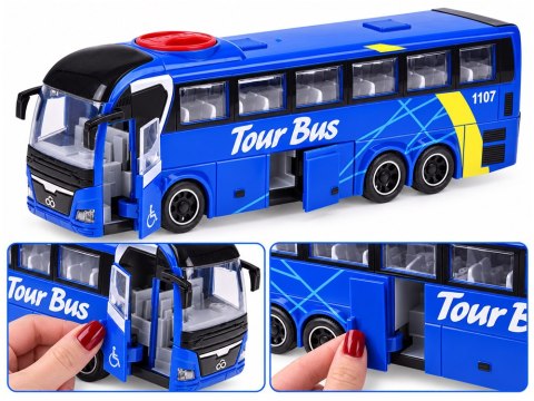 JOKOMISIADA Interaktywny AUTOKAR - otwierany autobus z światłem i dźwiękiem 1:16 ZA6388