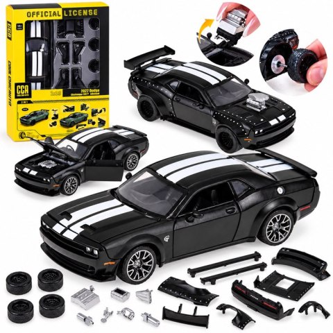 JOKOMISIADA Samochód metalowy licencjonowany Dodge Challenger SRT Hellcat TUNING ZA6459