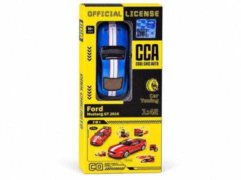 JOKOMISIADA Samochód metalowy licencjonowany Ford Mustang GT 2018 s. 1:42 TUNING ZA6457