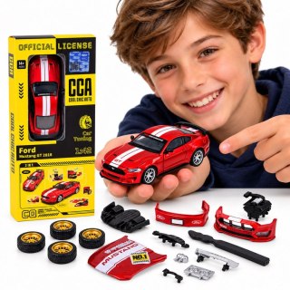 JOKOMISIADA Samochód metalowy licencjonowany Ford Mustang GT 2018 s. 1:42 TUNING ZA6458