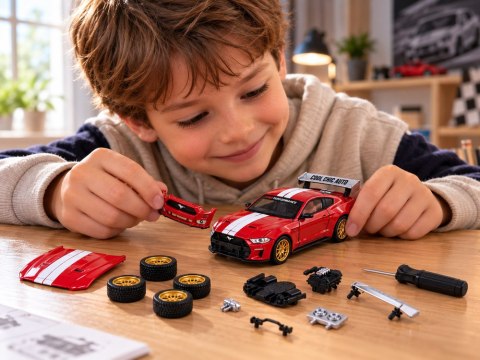 JOKOMISIADA Samochód metalowy licencjonowany Ford Mustang GT 2018 s. 1:42 TUNING ZA6458