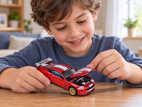 JOKOMISIADA Samochód metalowy licencjonowany Ford Mustang GT 2018 s. 1:42 TUNING ZA6458