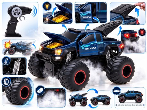 JOKOMISIADA Samochód zdalnie sterowany Monster Truck Crazon 4x4 Efekt dymu RC0785