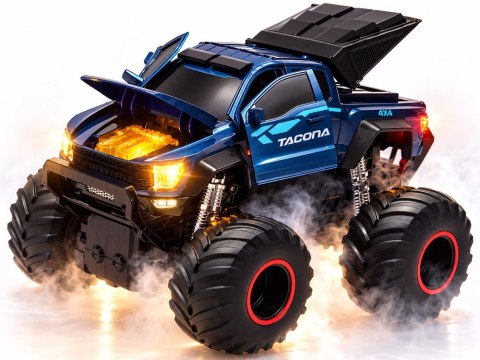 JOKOMISIADA Samochód zdalnie sterowany Monster Truck Crazon 4x4 Efekt dymu RC0785