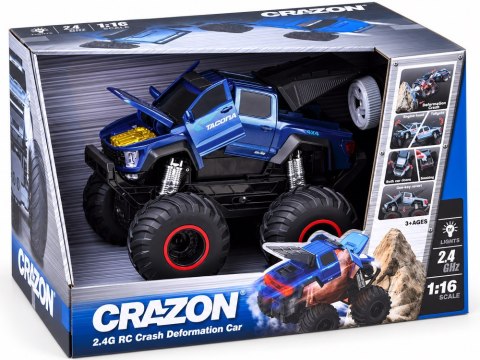 JOKOMISIADA Samochód zdalnie sterowany Monster Truck Crazon 4x4 Efekt dymu RC0785