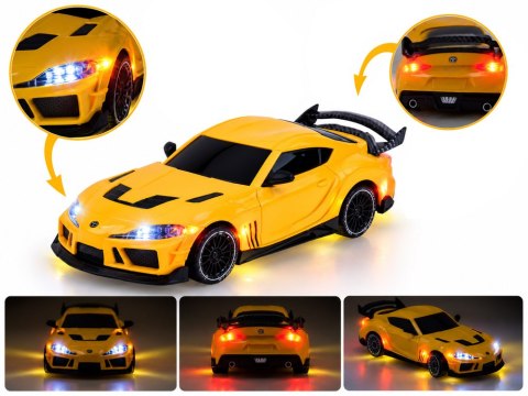 JOKOMISIADA Samochód zdalnie sterowany Toyota Supra Drift 1:43 4x4, LED, szybki RC0803