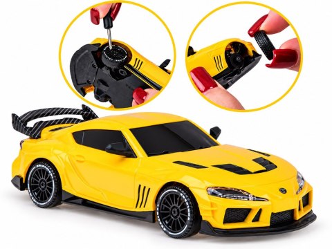 JOKOMISIADA Samochód zdalnie sterowany Toyota Supra Drift 1:43 4x4, LED, szybki RC0803