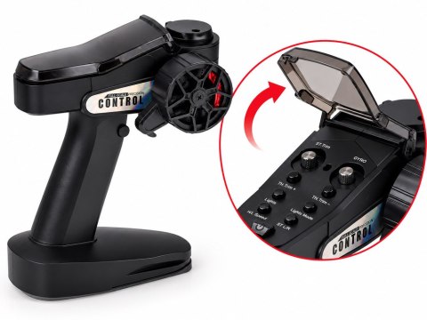 JOKOMISIADA Samochód zdalnie sterowany Toyota Supra Drift 1:43 4x4, LED, szybki RC0803