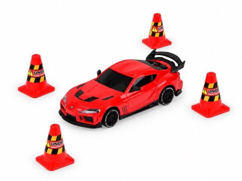 JOKOMISIADA Samochód zdalnie sterowany Toyota Supra Drift 1:43 4x4, LED, szybki RC0803