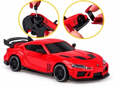 JOKOMISIADA Samochód zdalnie sterowany Toyota Supra Drift 1:43 4x4, LED, szybki RC0803