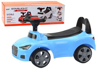 LEAN CARS Samochód Jeździk Z Oparciem QX-3396 Klakson Schowek Niebieski