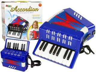 LEAN Toys Akordeon Instrument Muzyczny Dla Dzieci Muzyka Niebieski